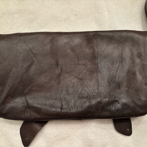 Marc Jacobs brown leather studded clutch - Picture 3 of 10